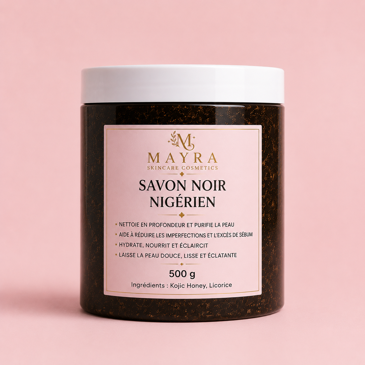 SAVON NOIR NIGÉRIEN BLANCHISSANT INTENSE
