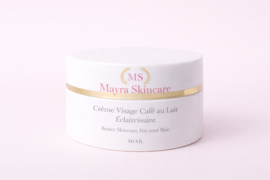 Crème visage, marron, marron clair teint claire